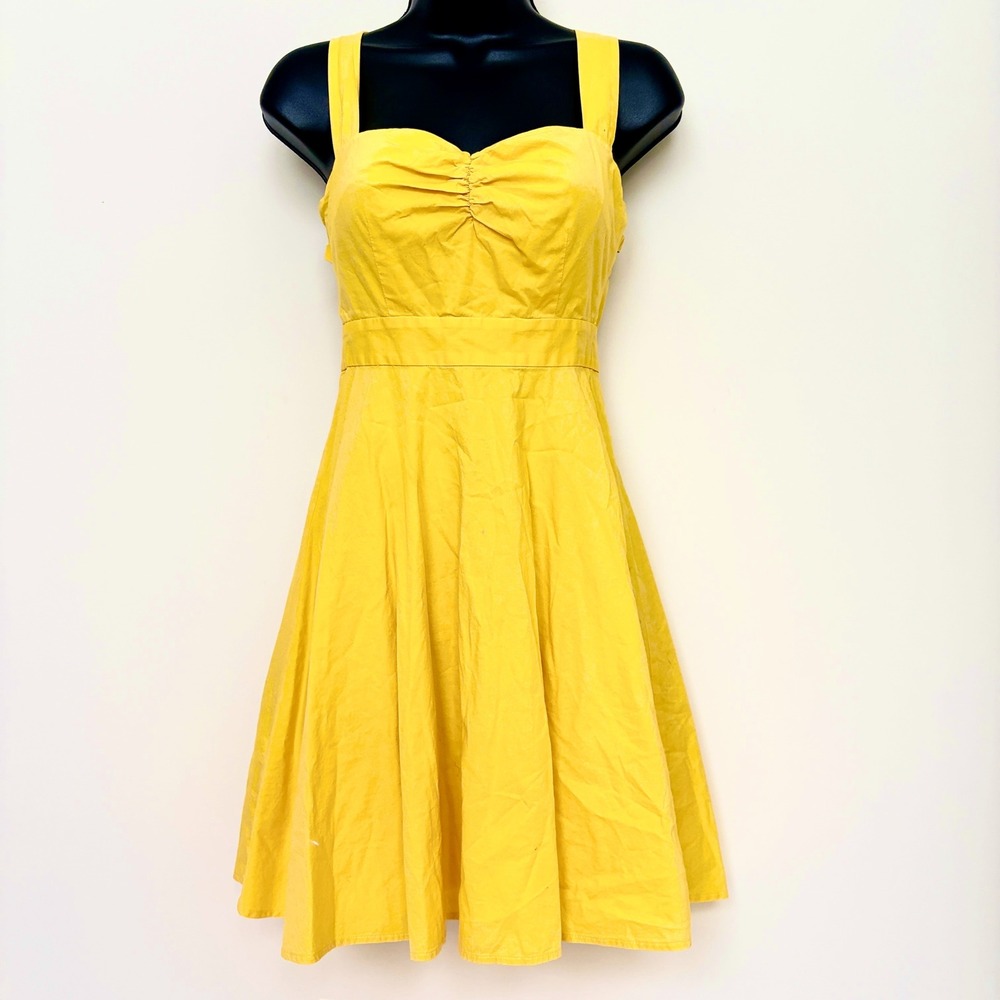 Moda International Vintage Marilyn Monroe Fit Flare Dress 2P Yellow